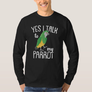Camiseta Papagaios Papagaio Sim, eu falo com o meu papagaio