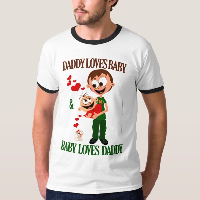 Camiseta Papai Ama Bebê - 03 (Frente)