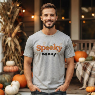 Camiseta Papai Assustador Halloween 2026