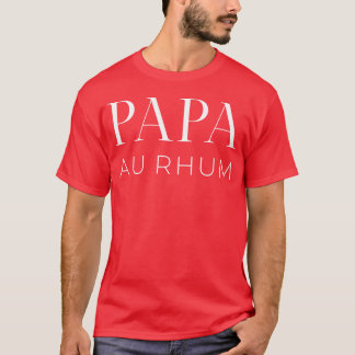 Camiseta Papai Au Rhum garoto do Dia do Pai