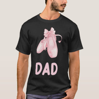Camiseta Papai Bailarina Aniversariante Dança de Ballet