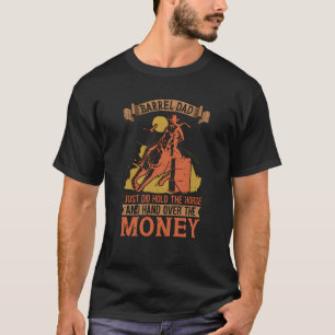 Camiseta Papai Barril Acabei de Fazer Amo Cavalgar Equino C