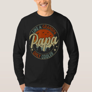 Camiseta Papai Como Um Vovô Só Pai Mais Legal Papa Definiti