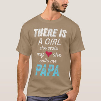 Camiseta Papai da Netinha Ela Roubou Meu Coração vinta