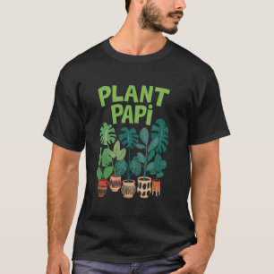 Camiseta Papai das Plantas Amante Botânico Pai Entusiasta d