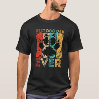 Camiseta Papai de Cachorro Vintage Melhor de Todos Pai Aman