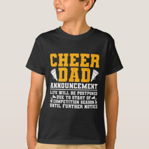 Camiseta Papai de Torcida Engraçado Anúncio de Papai de Tor