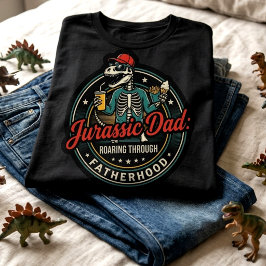 Camiseta Papai Dinossauro Engraçado Dia dos Pais