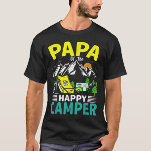 Camiseta Papai do Aniversário de 1 ano do Camper Dad Famíli