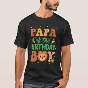 Camiseta Papai Do Decorado Do Festa Da Família Birthday Boy