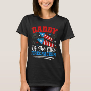 Camiseta Papai do pequeno foguete de Porto Rico