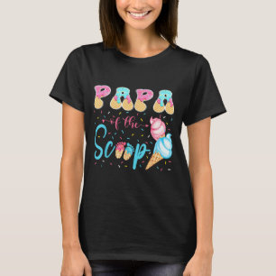 Camiseta Papai do Revelação do Sexo do Bebê com Sorvete The