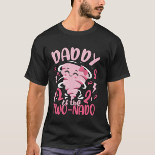 Camiseta Papai do Tema Tornado Two-nado 2º Aniversário P