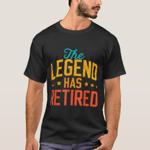 Camiseta Papai Engraçado Avô Aposentadoria A Lenda se Apose
