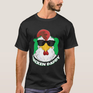 Camiseta Papai Frango Para Granjeiros de Aves Bunda de Fran