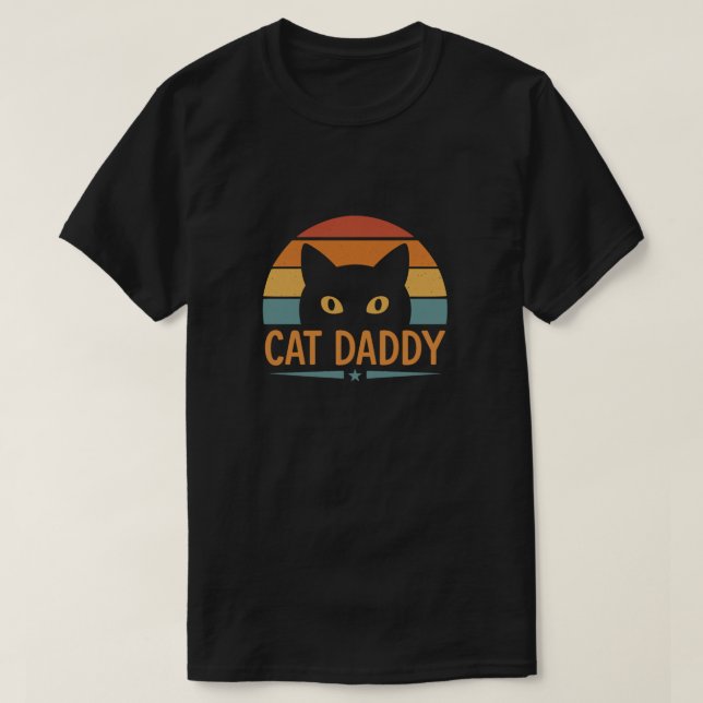 Camiseta papai gato  (Frente do Design)