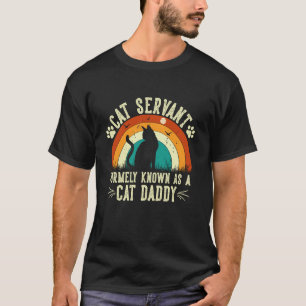 Camiseta Papai Gato Estilo Vintage Oitenta Humor Cat Retro