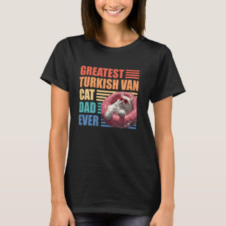 Camiseta Papai Gato MAIOR GATO VAN TURCO PAI DE TODOS Vinta