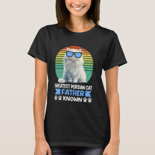 Camiseta Papai Gato MAIOR PAI DE GATO PERSA CONHECIDO Vinta