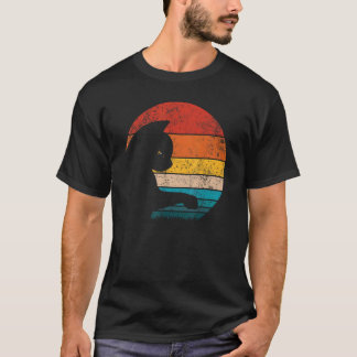Camiseta Papai gato mamãe estilo vintage dos anos oitenta g
