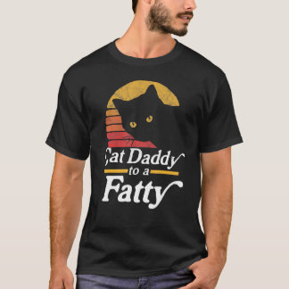 Camiseta Papai Gato para um Gordão! Engraçado pôr do sol re