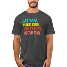 Papai Gato. Purr King, Pele Pai, Pai de Meow