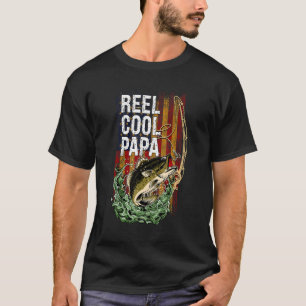 Camiseta Papai Legal Americano Bandeira Pesca Caça Dia dos