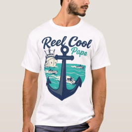 Camiseta Papai Legal na Rede - Design de Pesca Marítima e P