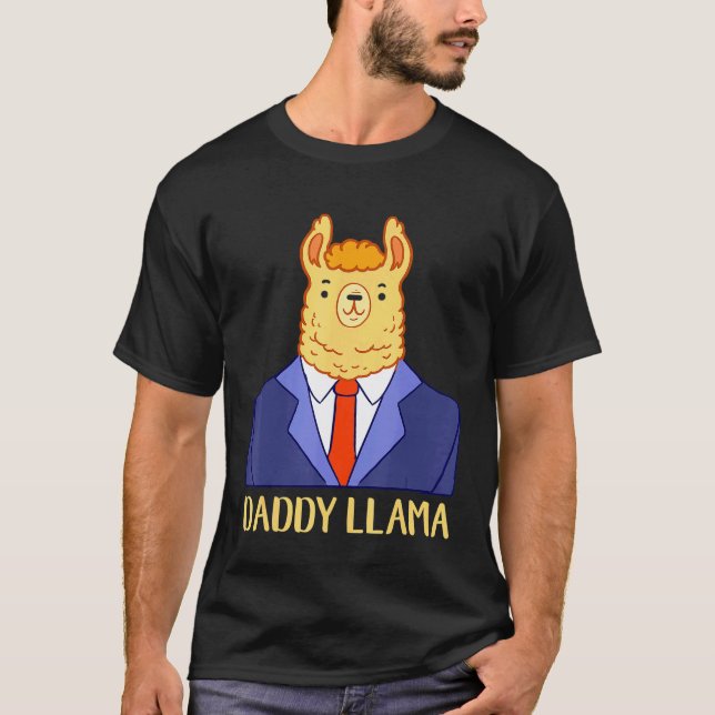 Camiseta Papai Llama Dia dos Pais Llama (Frente)