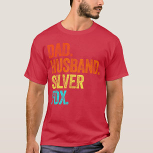 Camiseta Papai MARIDO RAPOSA PRATEADA dia dos pais aniversá