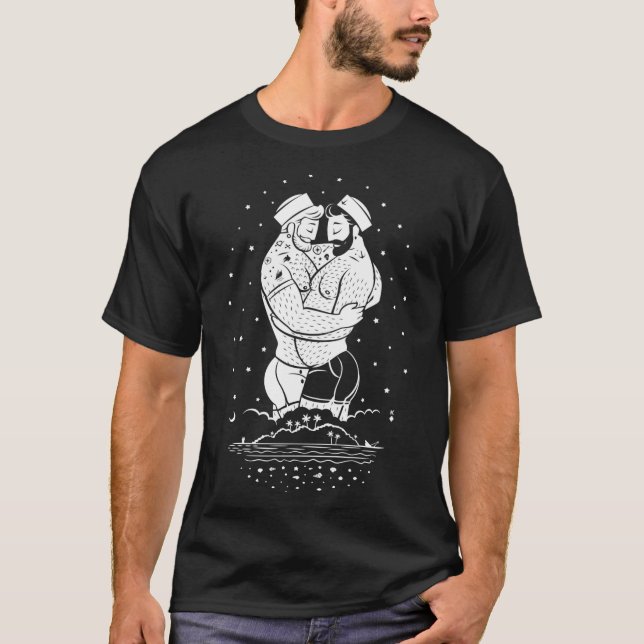 Camiseta Papai Marinheiro vintage (Frente)