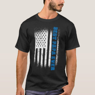 Camiseta Papai Melhor Dia do Pai em 4 de julho Patri