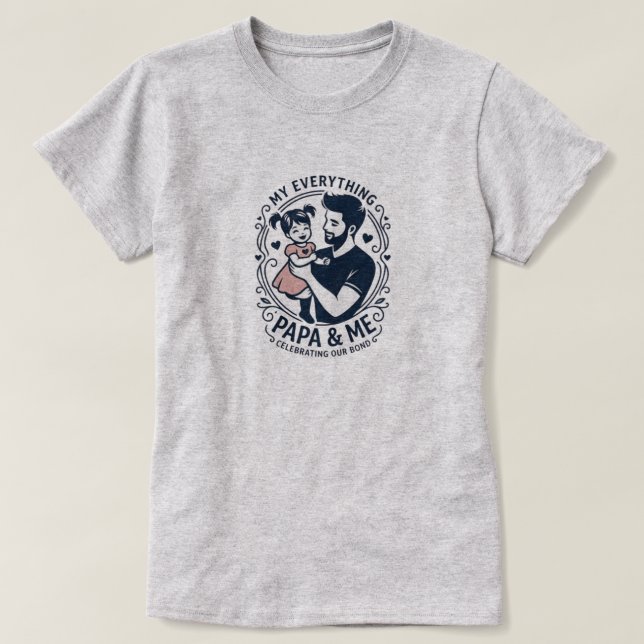 Camiseta Papai & Meu Laço (Frente do Design)