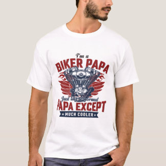 Camiseta Papai Motoqueiro Incrível