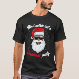 Camiseta papai noel africano natal