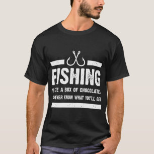 Camiseta Papai Noel Alegre Amantes de Pesca Fun Pescarista