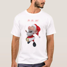 Camiseta Papai Noel Alegre Ho Ho