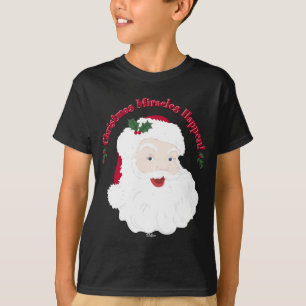 Camiseta Papai Noel Antigo Milagres de Natal Acontecem!