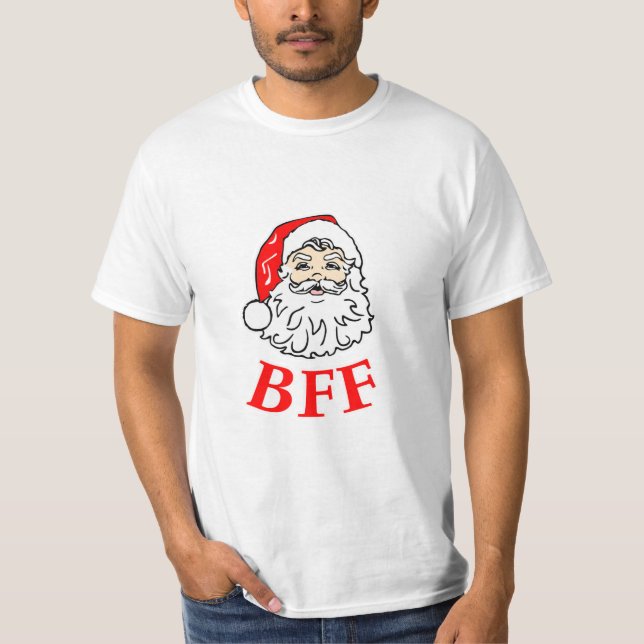 Camiseta Papai Noel BFF Bestie! (Frente)