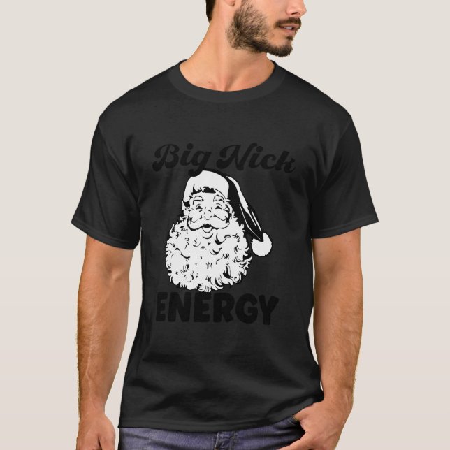 Camiseta Papai Noel Big Nick Energy (Frente)