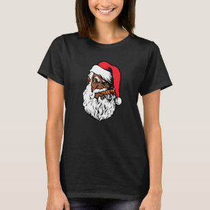 Camiseta Papai Noel Black Hip Hop Orgulhoso Afro Americano 