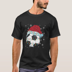 Camiseta Papai noel bola de Natal Luzes de Natal Engraçadas