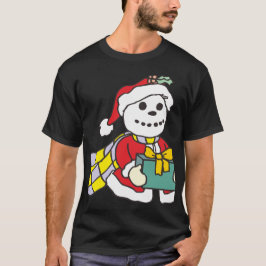 Camiseta papai noel boneco de neve