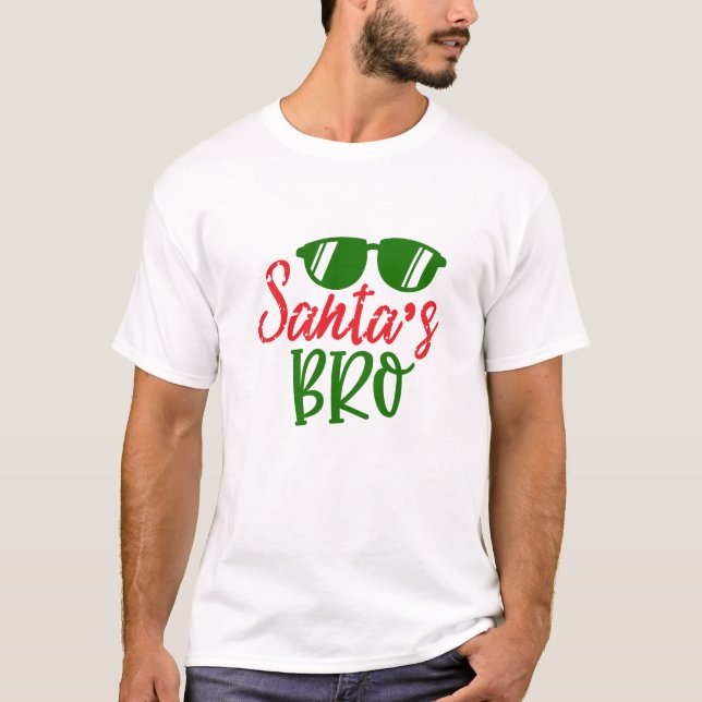 Camiseta Papai noel Bro Tshirt (Frente)