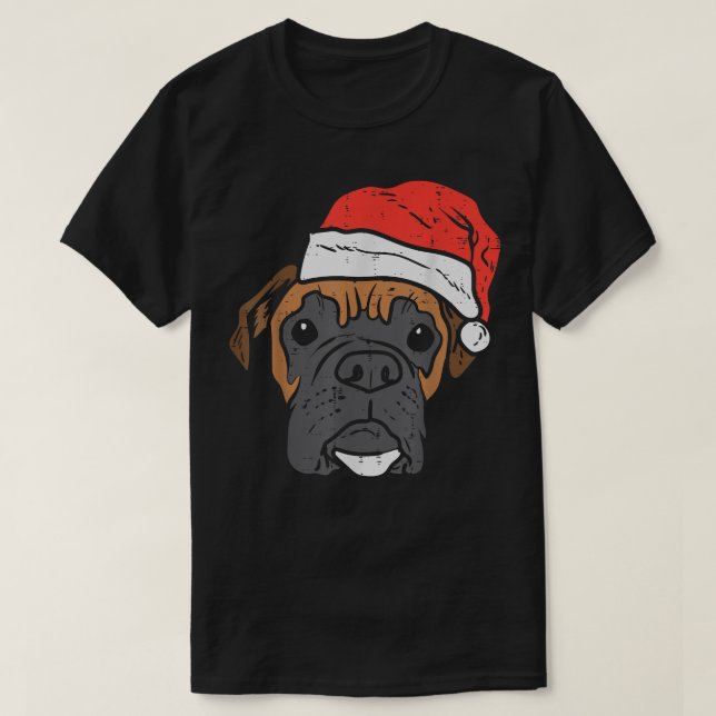 Camiseta Papai Noel Cão Cachorro Natal PJs Xmas Cachorro Ow (Frente do Design)