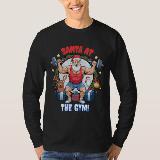 Camiseta Papai Noel com um Twist - Papais noeis de ginástic