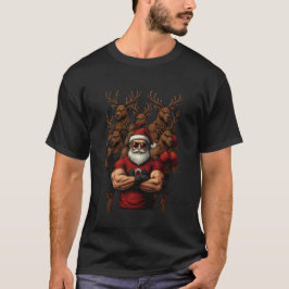 Camiseta Papai Noel da academia