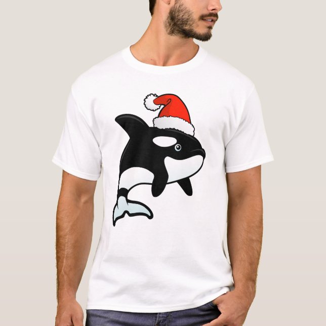 Camiseta Papai noel da orca (Frente)