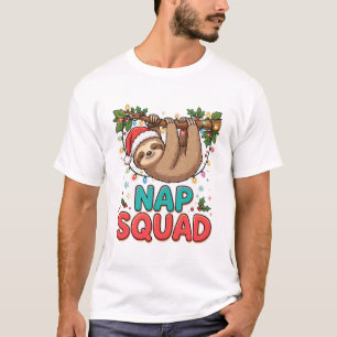 Camiseta Papai Noel da Preguiça Esquadrão do Sono Natal