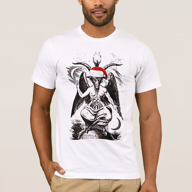 CAMISETA PAPAI NOEL DA SATÃ (Frente)